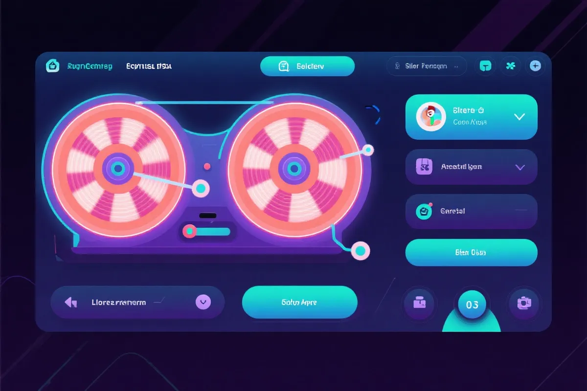 转轴界面视觉示例图